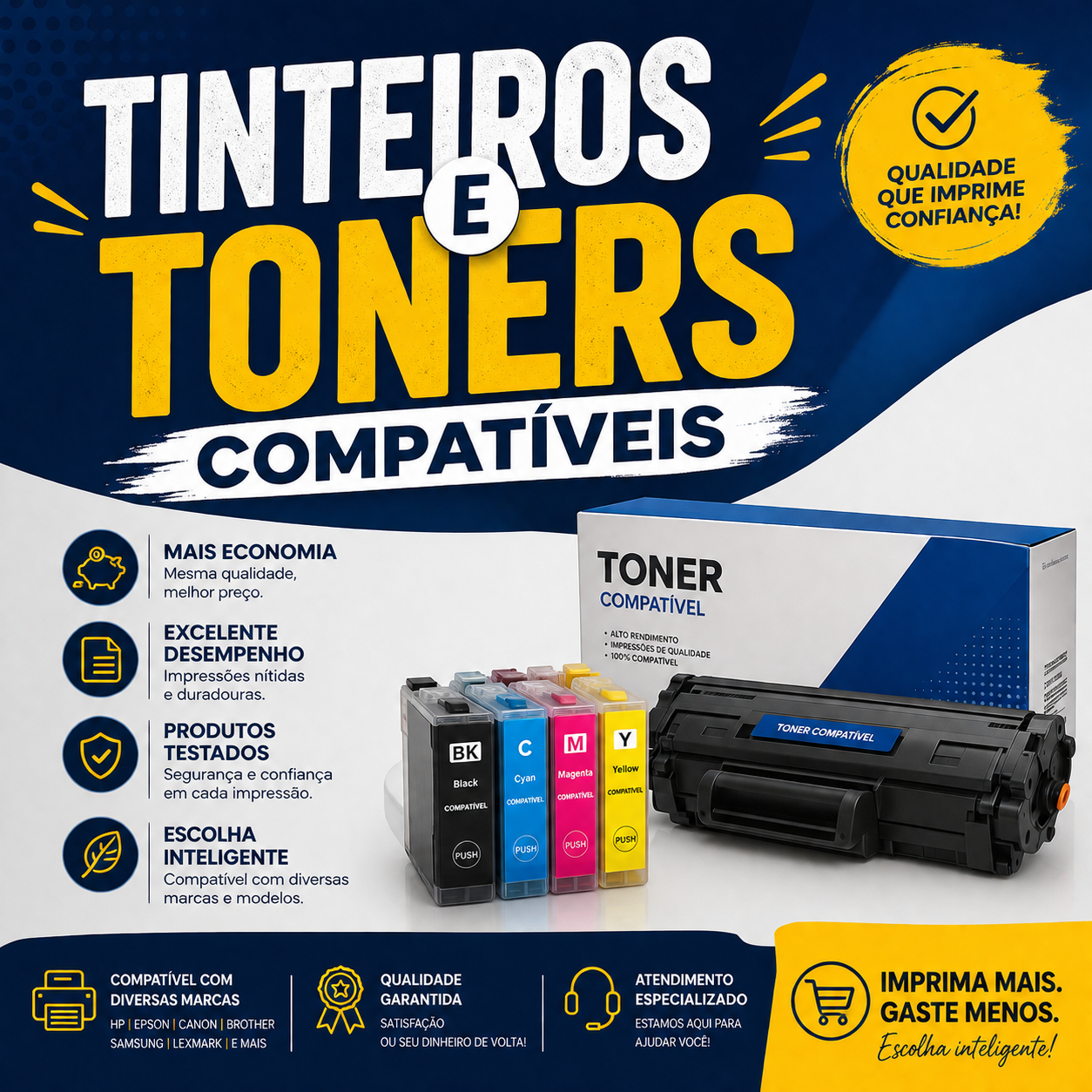 Tinteiros e Toners Compativeis