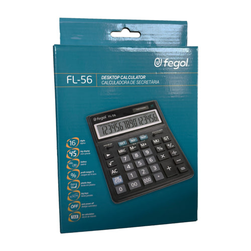 Calculadora de Secretária Fegol