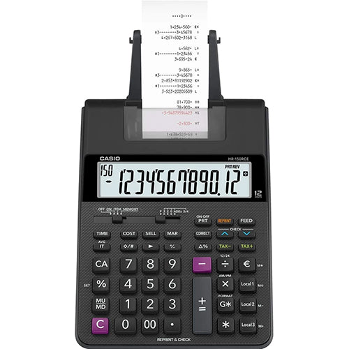 Calculadora de Secretária Casio HR-150RCE com Rolo