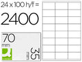 Etiquetas 70x35MM A4 (24x100fls)