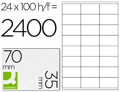 Etiquetas 70x35MM A4 (24x100fls)