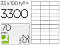 Etiquetas 70x25MM A4 (33x100fls)