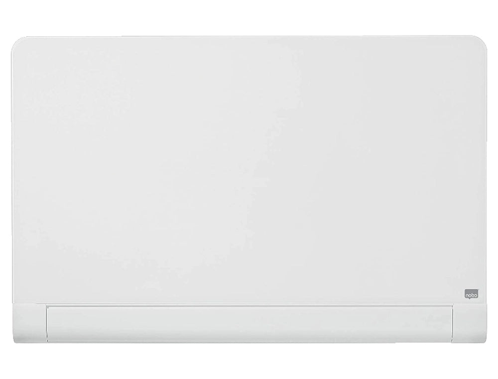 Quadro branco diamond cristal, magnético, esquinas redondas 993x559mm.
