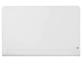 Quadro branco diamond cristal, magnético, esquinas redondas 993x559mm.
