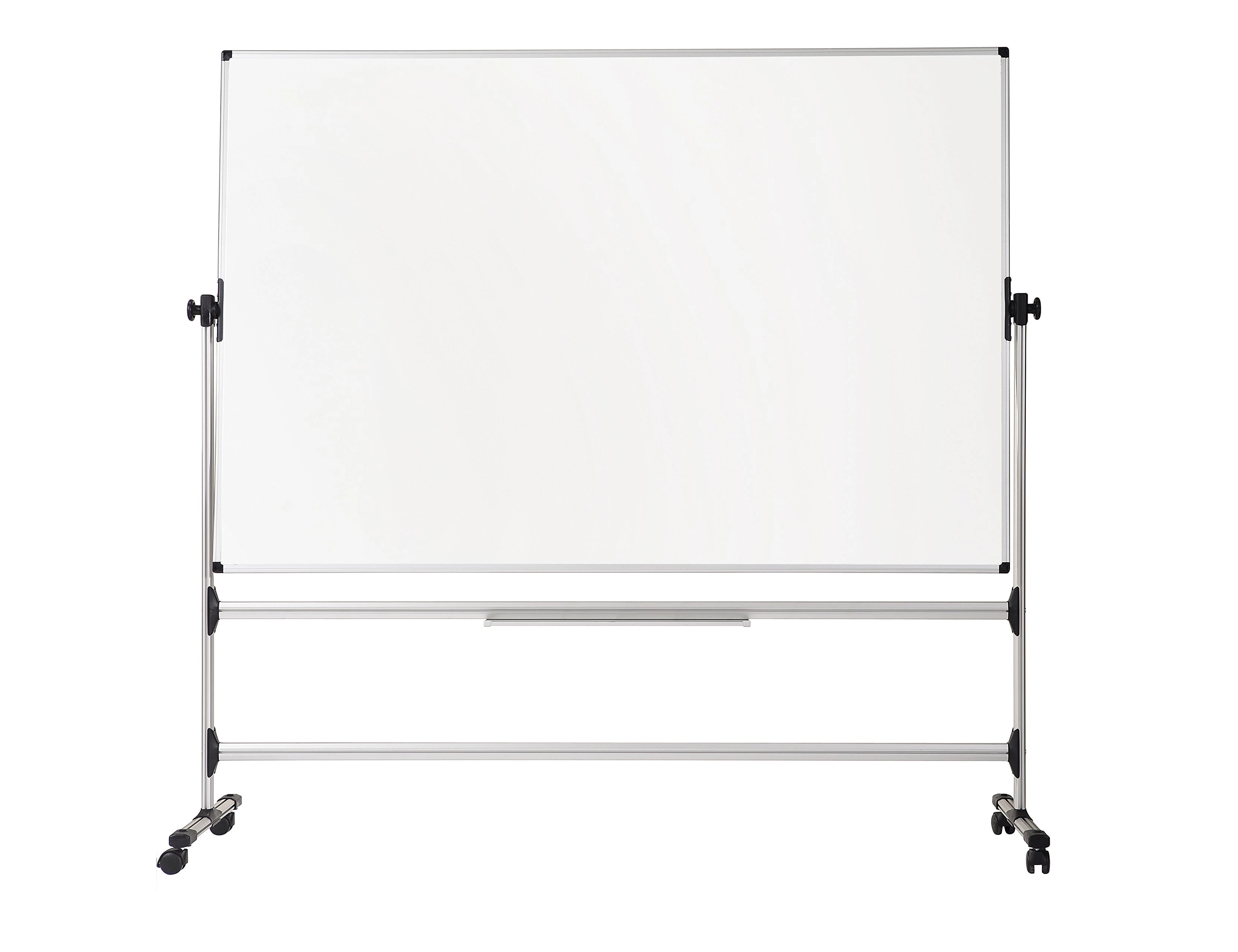 Quadro branco bi-office, de aço vitrificado, dupla face 120x150cm