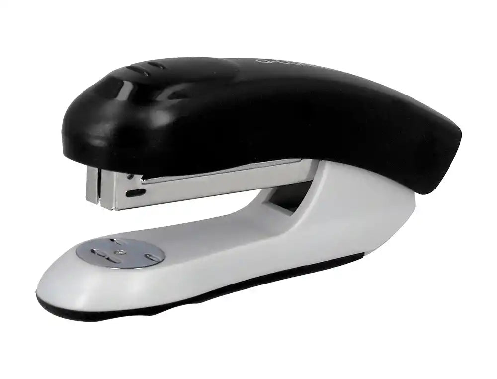 Agrafador q-connect kf14204 plastico abs preto capacidade 20 folhas