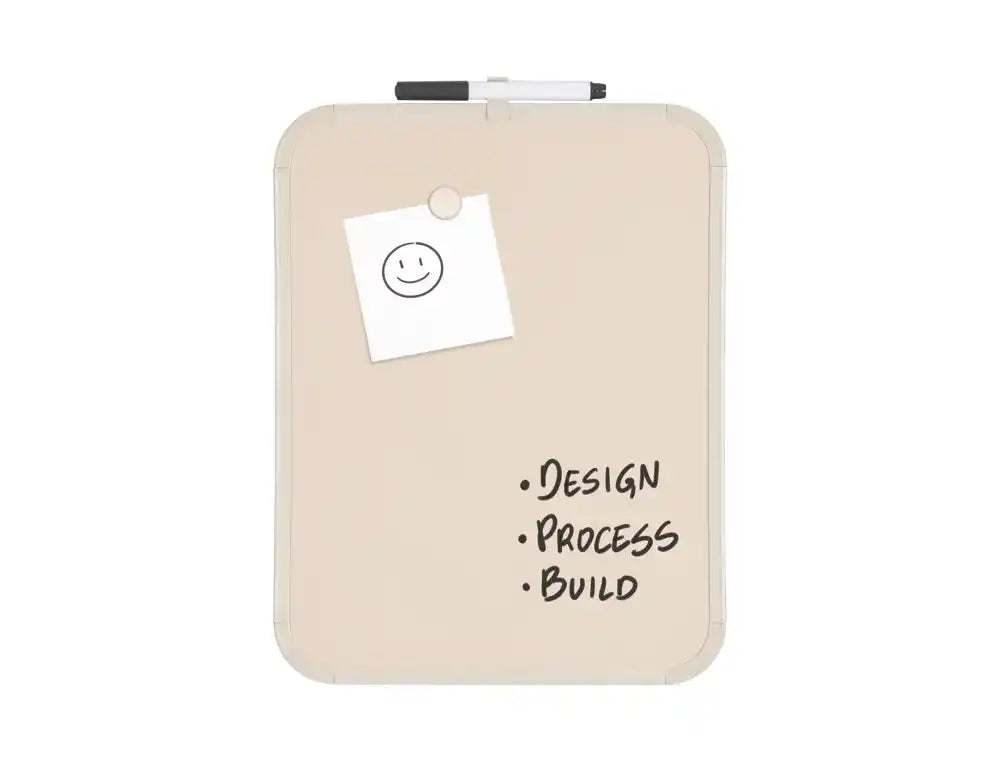 Quadro branco bi-office, magnético, cor bege 279x355mm
