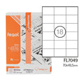 Etiquetas 70x49.5MM A4 (18x100fls)