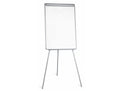 Quadro branco, com tripé regulável 90x70x195cm e braços extensíveis para conferências superfície lacada