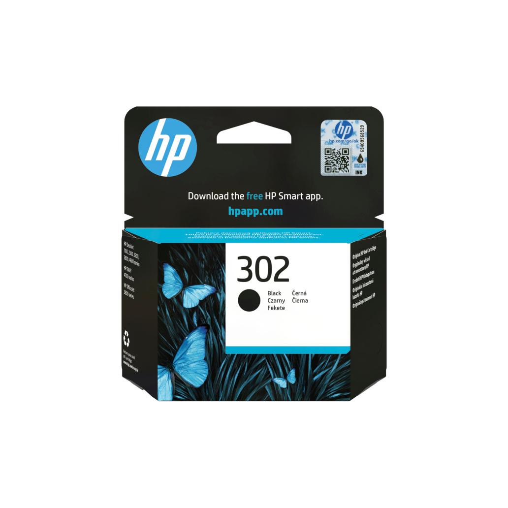Tinteiro HP 302 Preto - HPF6U66A