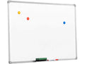 Quadro branco lacado magnético caixilho alumínio 200x100cm