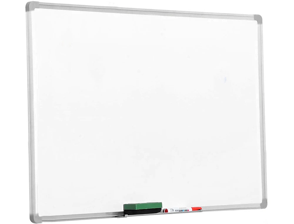 Quadro branco laminado c/caixilho alumínio 200x100cm