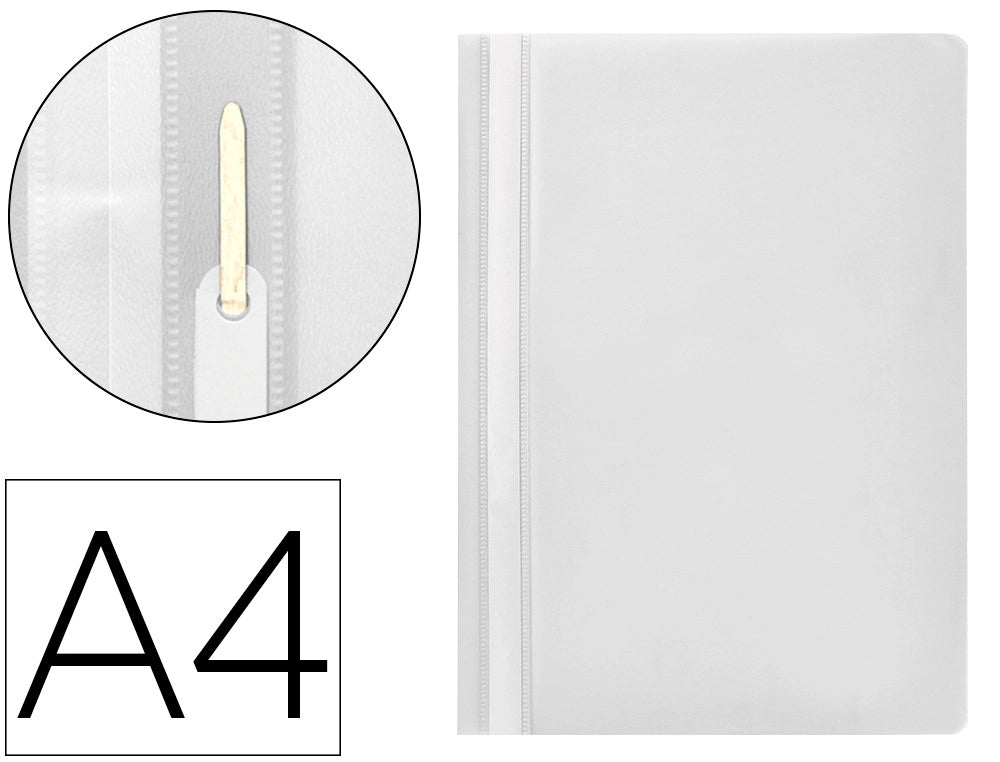 Classificador/Dossier c/ fastener em plastico A4