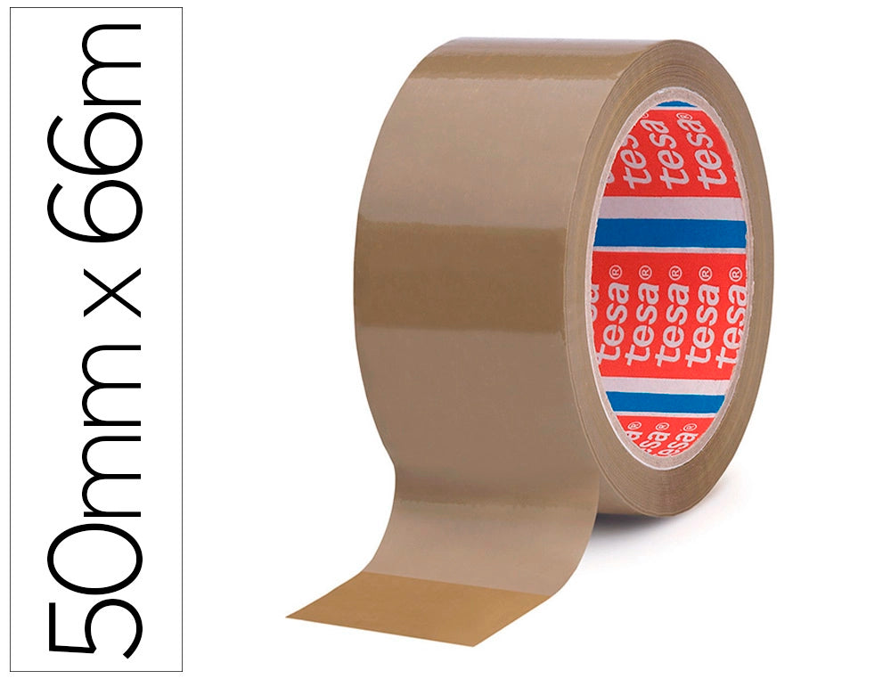 Fita Adesiva Tesa Polipropileno Castanha 66x50mm (04089-00006-06)