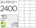 Etiquetas 70x37MM A4 (24x100fls)