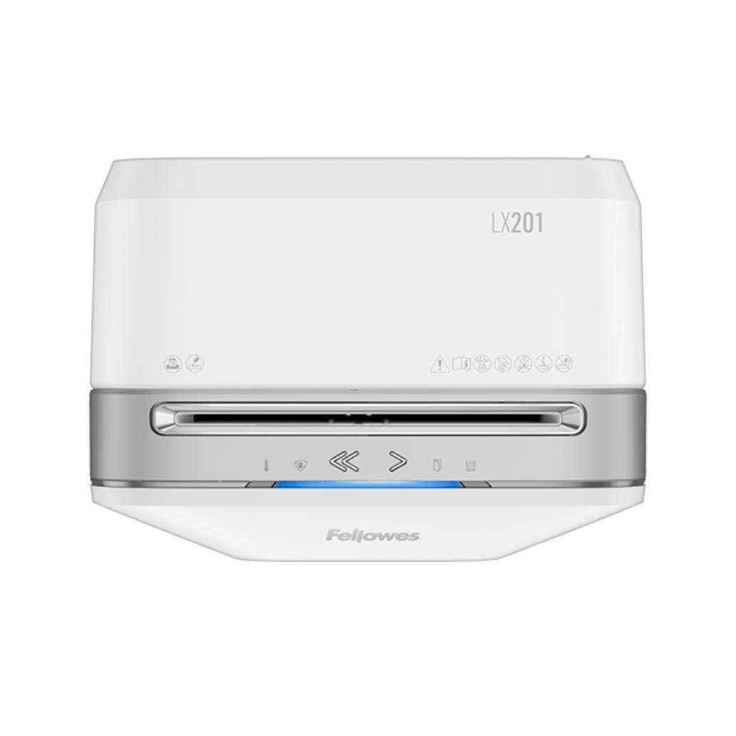 Destruidora 2x12mm Fellowes LX201 Branca P5 12Fls