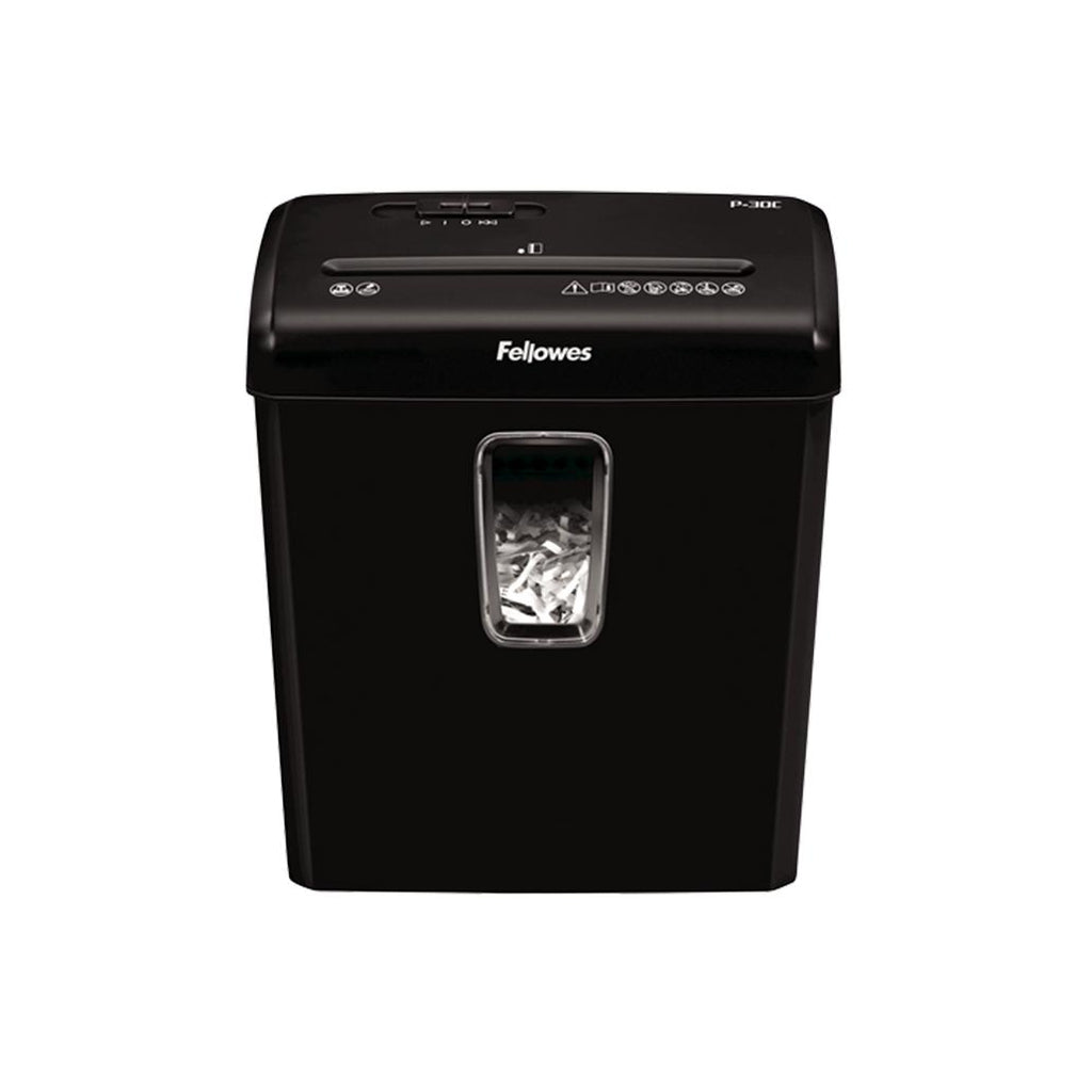 Destruidora 4x34mm Fellowes P-30C Preto P4 6Fls