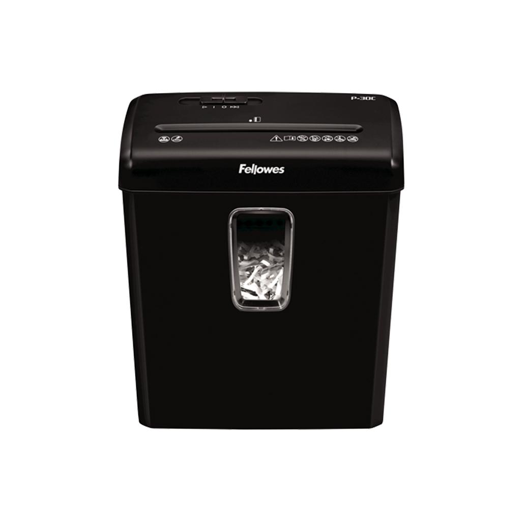 Destruidora 4x34mm Fellowes P-30C Preto P4 6Fls