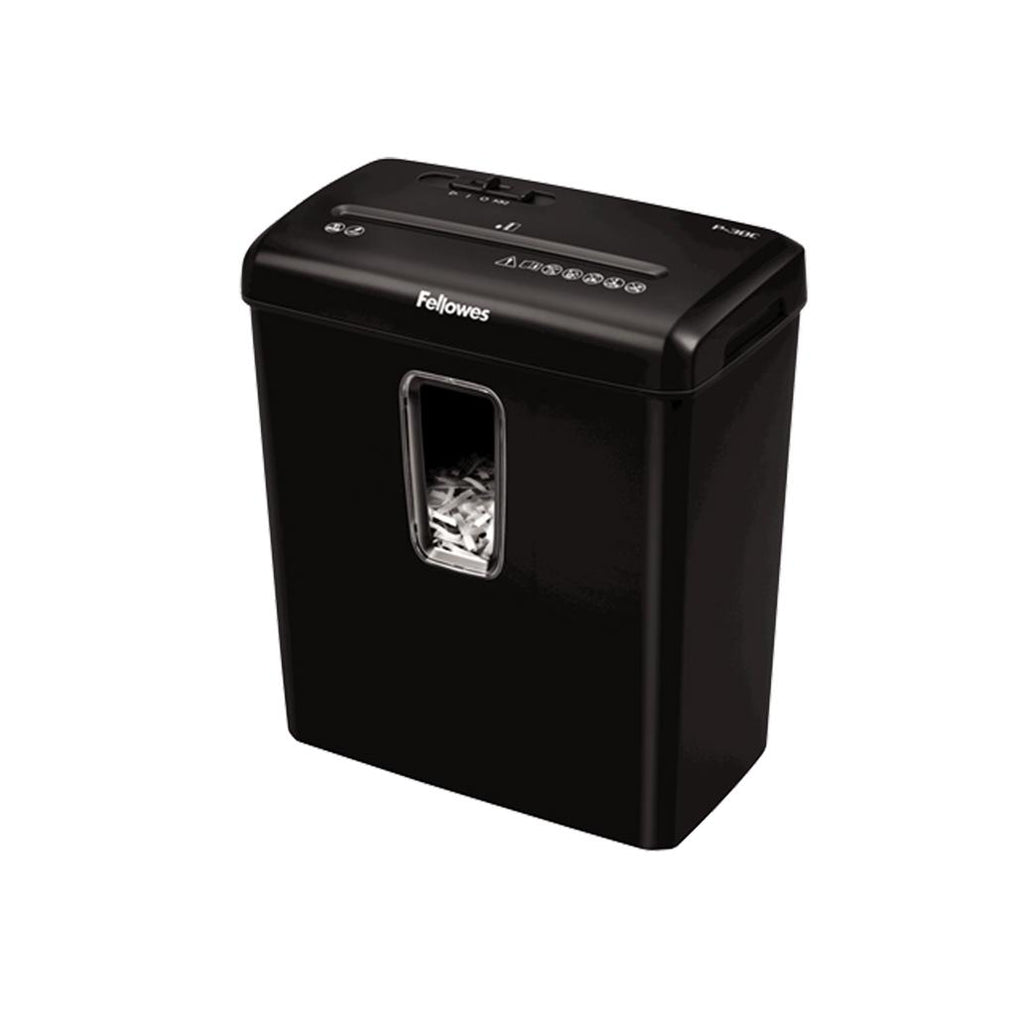 Destruidora 4x34mm Fellowes P-30C Preto P4 6Fls