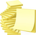 Bloco Notas Aderentes 75x75mm Amarelo 100 Folhas
