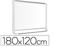 Quadro branco bi-office, lacado, com bandeja integrada 180x120cm