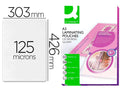 Bolsa de plastificar 303 x 426 mm 125 microns a3 a cx 100 unidades.