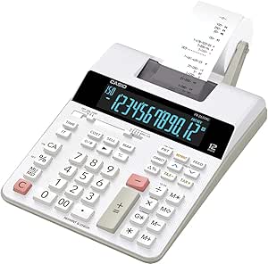 Calculadora de Secretária Casio FR-2650RC com rolo