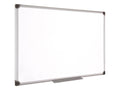 Quadro branco bi-office, magnético, cerâmica vitrificada, moldura de alumínio 90x60cm