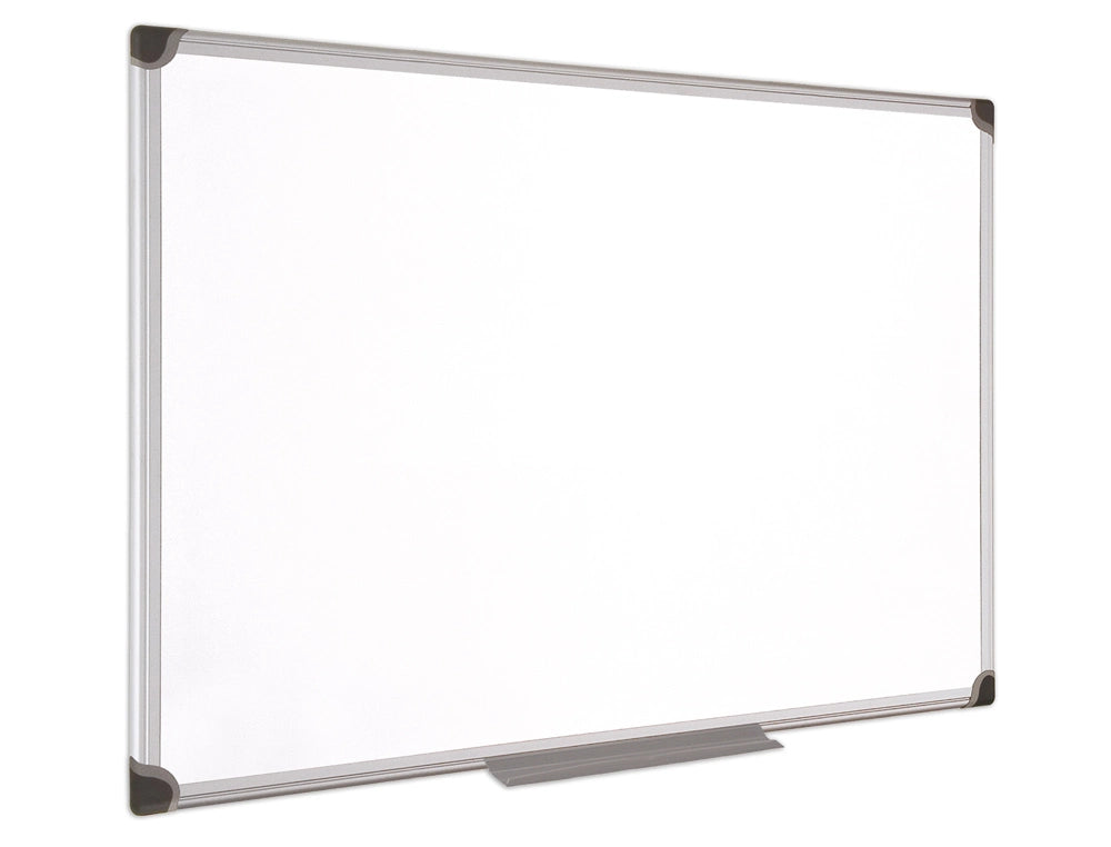 Quadro branco bi-office, magnético, cerâmica vitrificada, moldura de alumínio 150x100cm