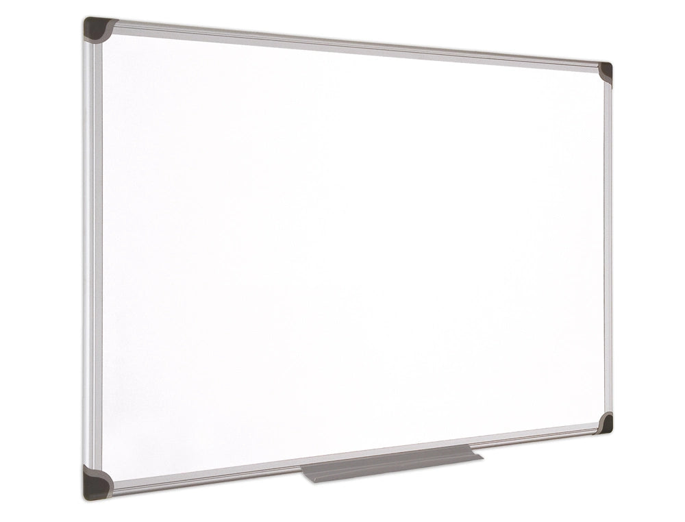 Quadro branco bi-office, magnético, cerâmica vitrificada, moldura de alumínio 200x100cm