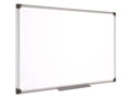 Quadro branco bi-office magnético, cerâmica vitrificada, moldura de alumínio 240x120cm