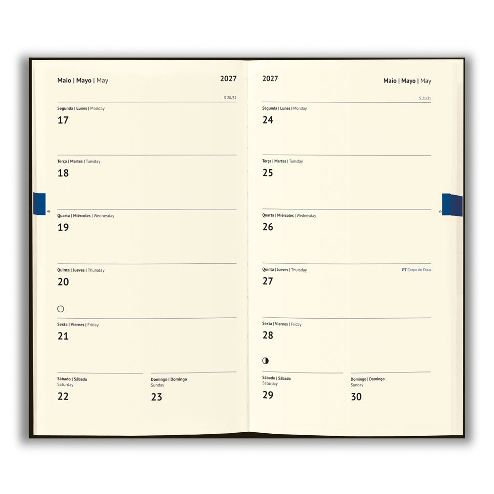 Agenda POMAR POCKET 2027, 85x145mm