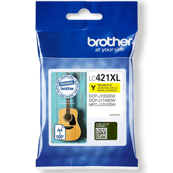 Tinteiro Brother LC421 Amarelo - LC421XLY
