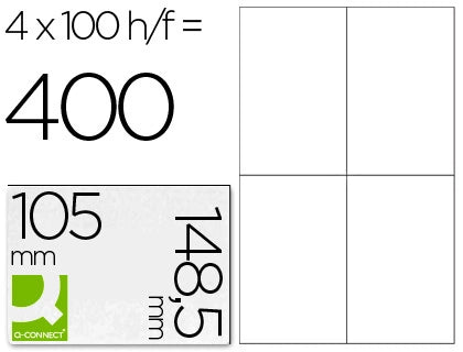 Etiquetas 105x148.5mm A4 (4x100fls)