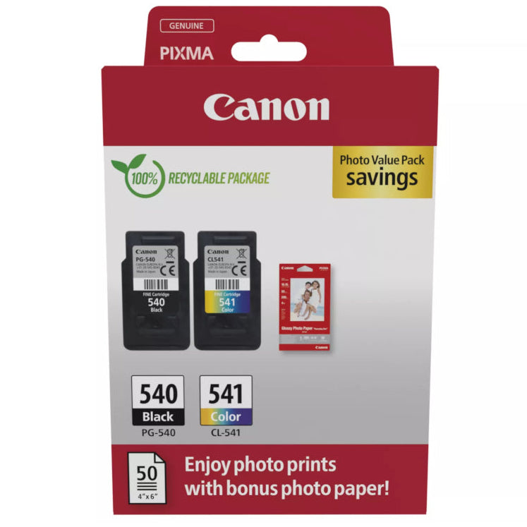 Pack Tinteiros Canon 540/541 - 5225B013