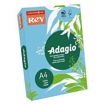 Papel de Fotocópia Adagio A4 80 g/m2 Azul Claro 500 Folhas (48)