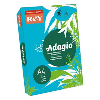 Papel de Fotocópia Adagio A4 80 g/m2 Azul Intenso 500 Folhas (51)