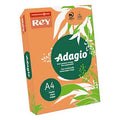 Papel de Fotocópia Adagio A4 80 g/m2 Laranja Fluorescente 500 Folhas (12)