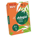 Papel de Fotocópia Adagio A4 80 g/m2 Laranja Intenso 500 Folhas(21)