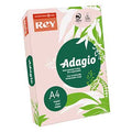 Papel de Fotocópia Adagio A4 80 g/m2 Rosa 500 Folhas (07)