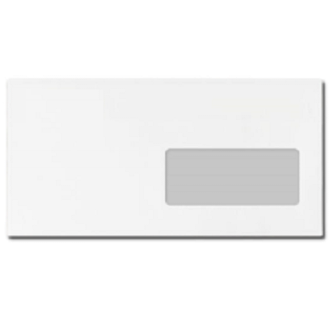 ENVELOPE DL 110X220 BRANCO CAIXA C/500 C/JANELA C/PALA SILICONE