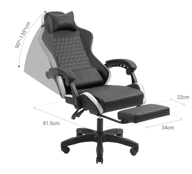 Cadeira Gaming Ergonómica MGC-X